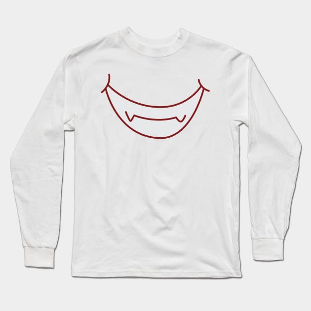 FUNNY FACE MASK Long Sleeve T-Shirt by PIIZ